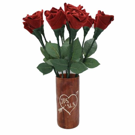 3rd Anniversary Just Leather Roses