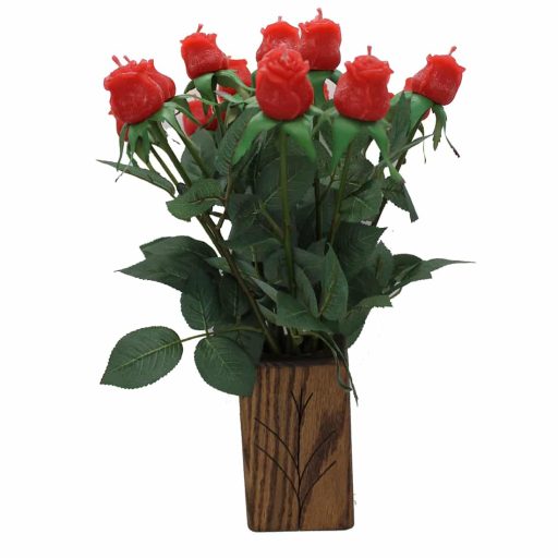 16th Anniversary Just Candle Roses